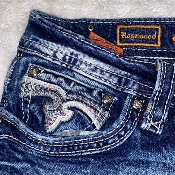 Rock Revival Denim Cropped Ankle Jeans - Picture 4 of 8